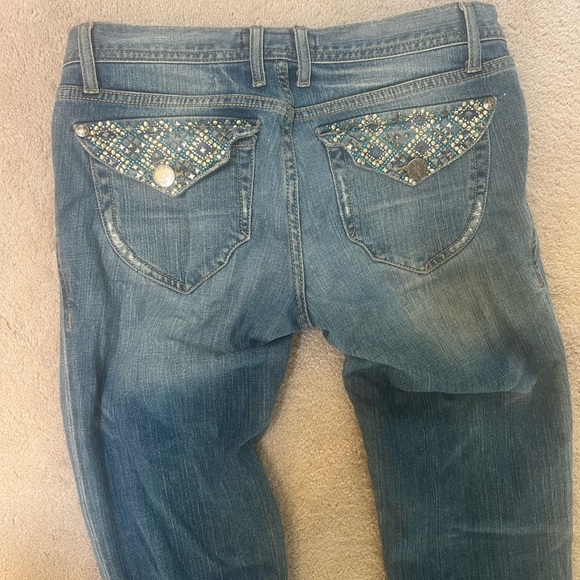 Made in California Jeans- great shape- they were bought looking worn:) - Picture 5 of 6